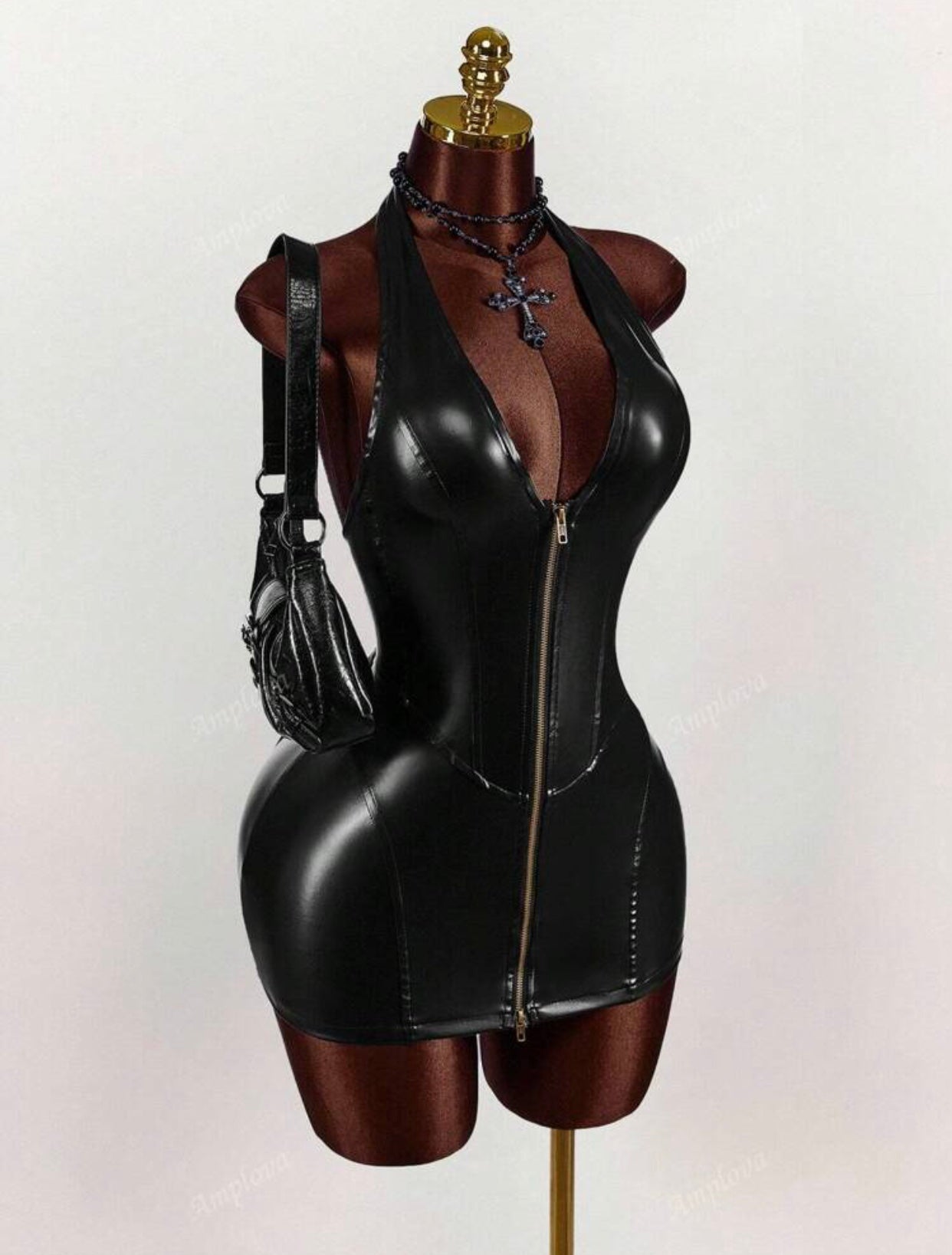 Vestido Leather Power