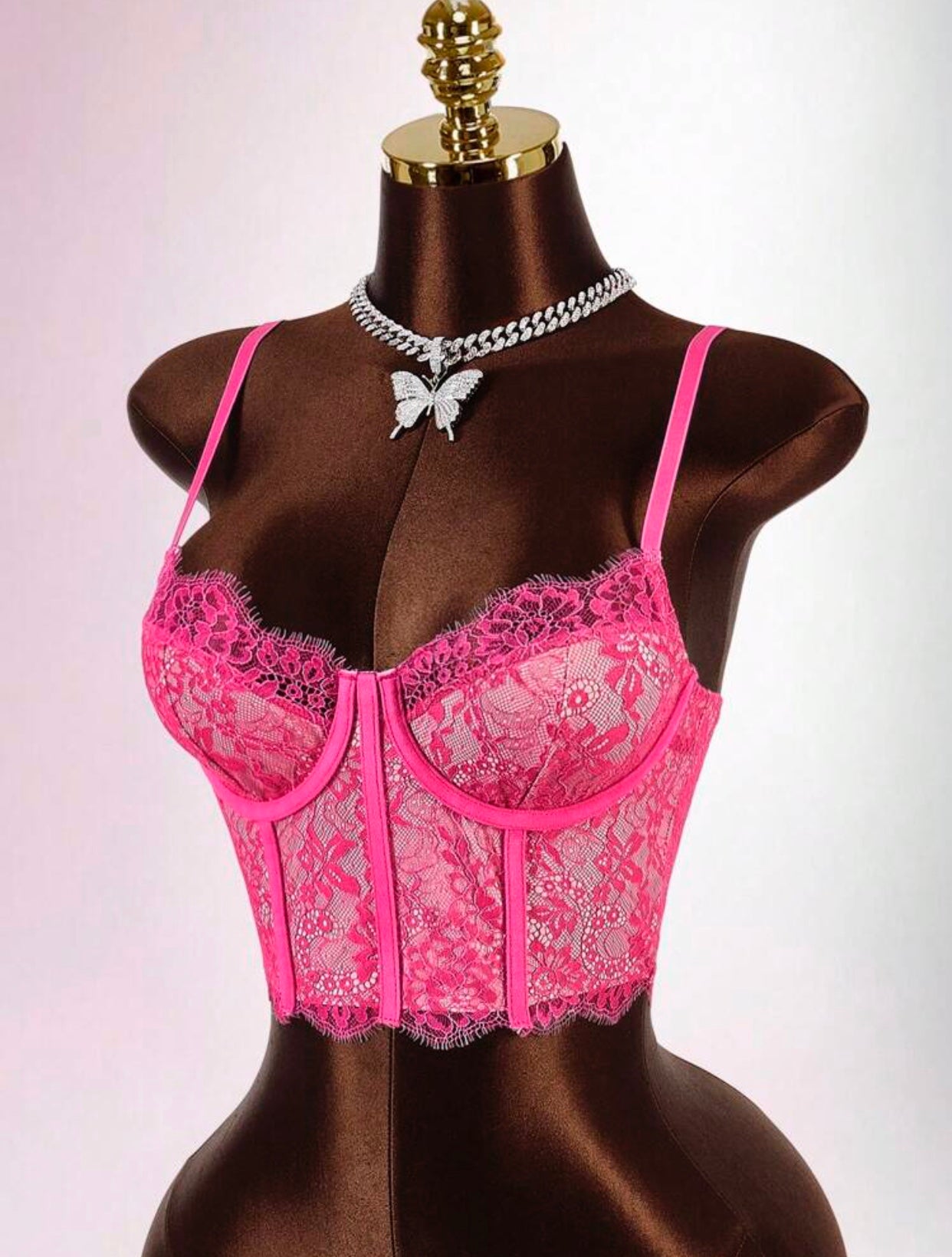 Corset Rosa Encanto - Boutique Joiá Rara