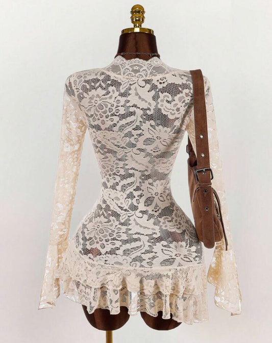 Vestido Encanto Renda Off-White