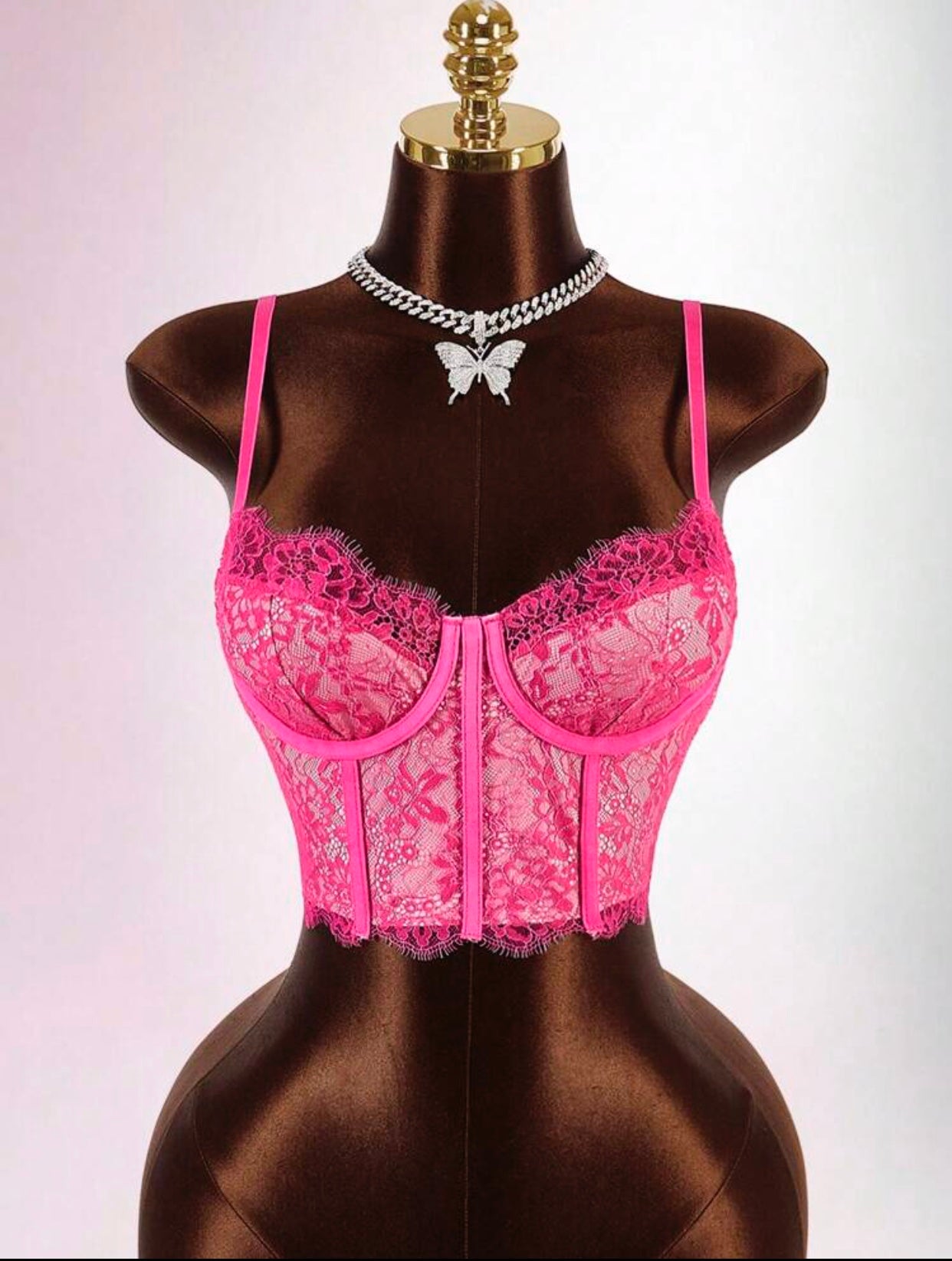 Corset Rosa Encanto - Boutique Joiá Rara