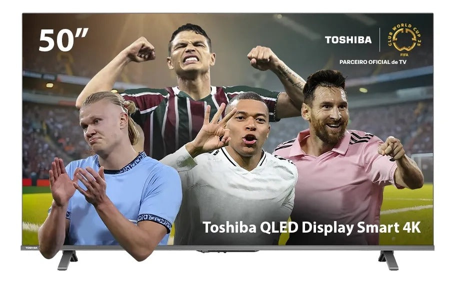 Smart Tv Qled 50 4k Toshiba 50c450ns Google Tv - Tb034m