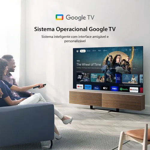 Smart Tv Qled 50 4k Toshiba 50c450ns Google Tv - Tb034m