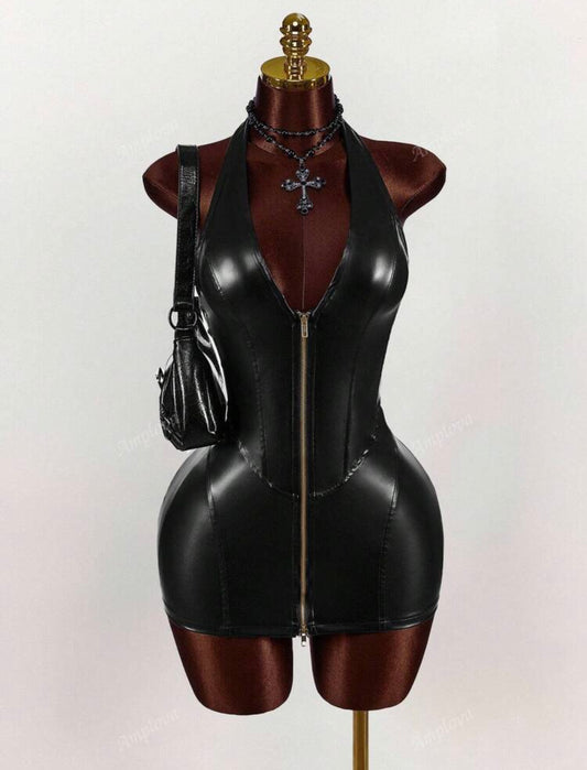 Vestido Leather Power