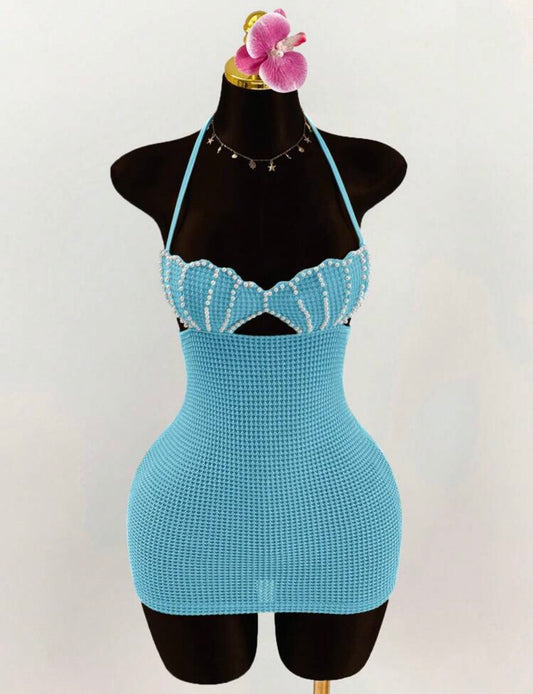 Vestido Summer Sea Pérolas – Boutique Jóia Rara