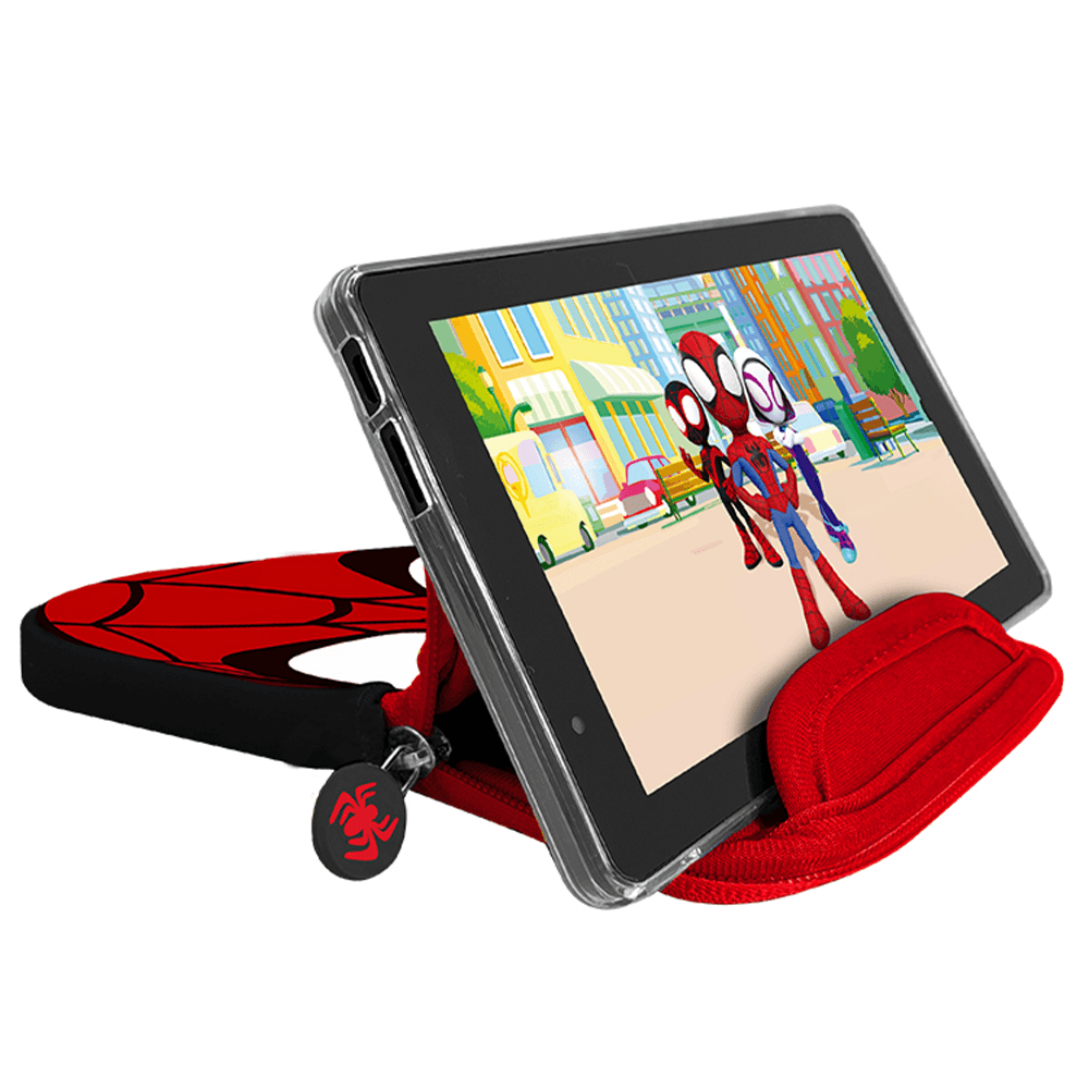 Tablet Positivo Vision Tab 7 Spidey - Octa-Core 3GB RAM 64GB, 7” IPS, Android 14 Go, Wi-fi - Capa e Bolsa - Preto