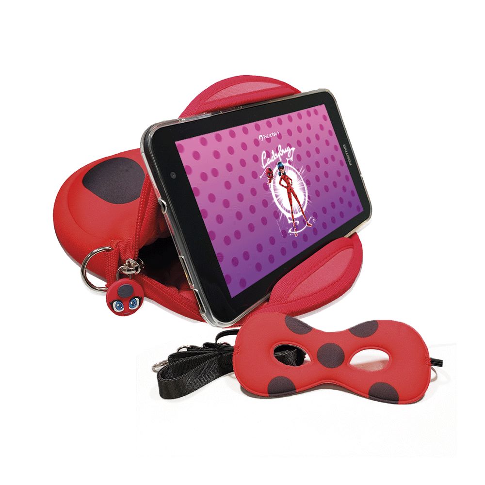 Tablet Positivo Twist Tab Lady Bug + com 2 capas de proteção 2GB 64GB bateria 3100mAh 7" - Preto
