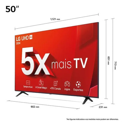 Tv Lg 50 Led 4k Uhd Smart Pro 50ut801c0sa.bwz
