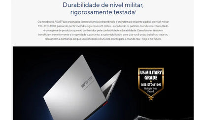Notebook Asus Vivobook Go 15 E1504ga Intel Core I3 N305 4gb Ram 128gb Ssd Windows 11 Tela 15,6 Fhd Silver - Nj440w