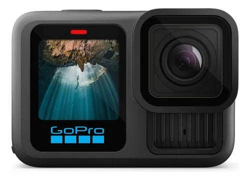 GoPro HERO13 Black - Câmera de ação à prova d'água 10m, 5.3K60, HLG HDR, 27MP, HyperSmooth 6.0, GPS, Wi-Fi 6, Detecção Automática das lentes HB-Series