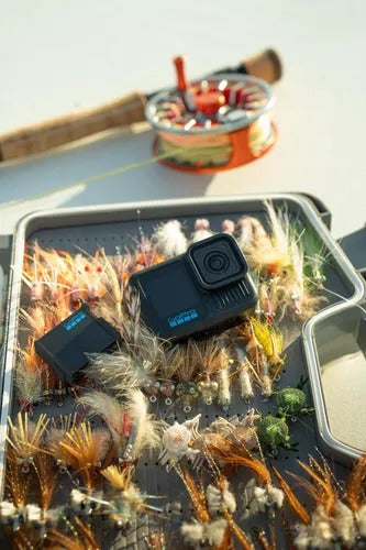 GoPro HERO13 Black - Câmera de ação à prova d'água 10m, 5.3K60, HLG HDR, 27MP, HyperSmooth 6.0, GPS, Wi-Fi 6, Detecção Automática das lentes HB-Series