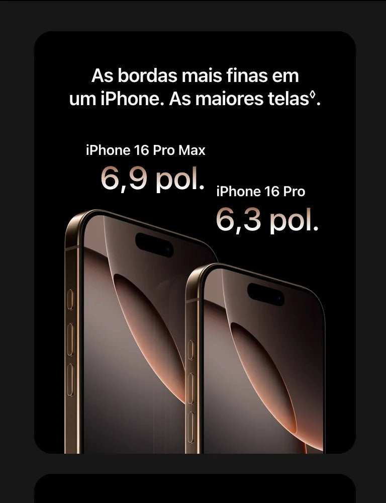 Apple iPhone 16 Pro (1 TB) - Titânio-deserto