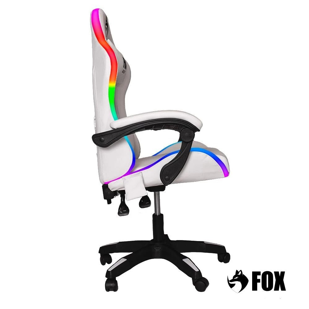 Cadeira Gamer Fox Racer Nordic Branca B98