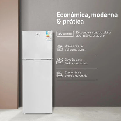 Geladeira Refrigerador Compacto HQ Defrost 150 Litros HQ-150RDF