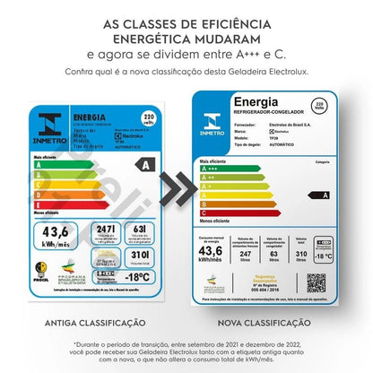 Geladeira Electrolux Frost Free 310L Duplex Branca (TF39)