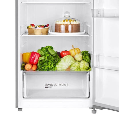 Geladeira Midea Duplex MD-RT572EVD461 Frost Free Inox com Painel Touch e Turbo Freezer – 425 litros